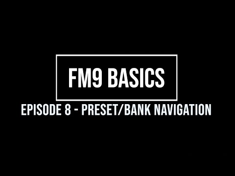 Preset/Bank Navigation