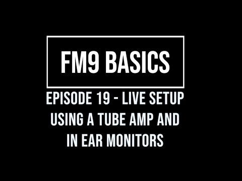 Using a Tube amp and In Ear Monitors